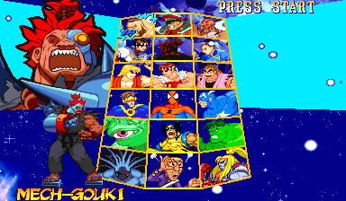 Cyber-Akuma, from a two-second Start hold on Akuma. Japanese build, where he's Mech-Gouki.