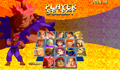 Shin Akuma is selectable too: press Start five times on Akuma.