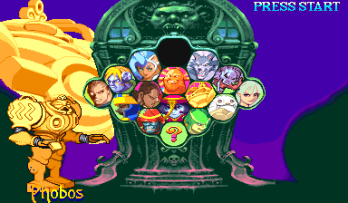 Original: Character select. Phobos becomes Huitzil, his official Western name.