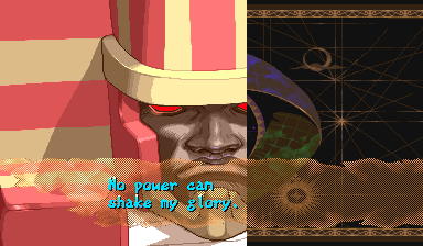 Post-fight quotes in English (Anakaris shown).