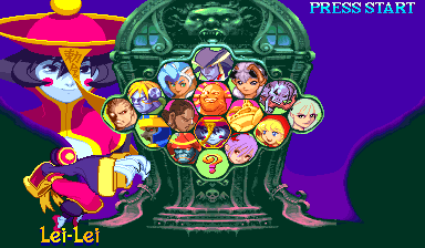 Original: Character select. Lei-Lei becomes Hsien-Ko.